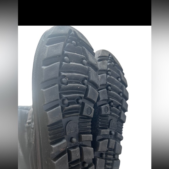 SOREL Women's Size 6 Vintage Kaufman Canada Felt Lined Snowcap Winter Boot Black - Picture 7 of 10